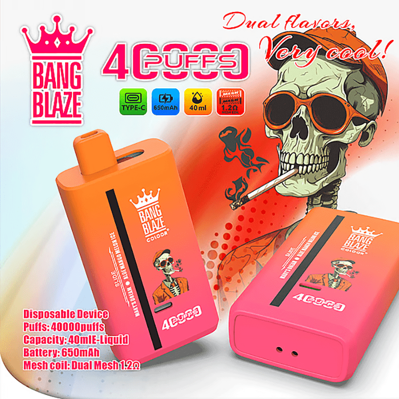 EU Warehouse BANG BLAZE 40000  Puffs 40ml Disposable Vape Wholesale - EsmoVape