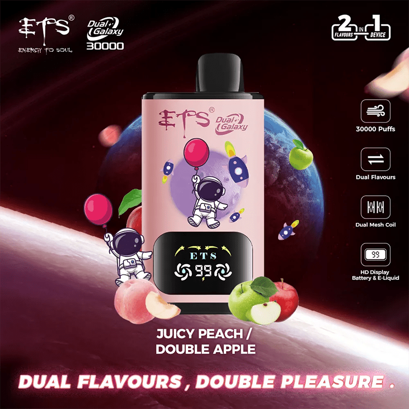 EU Warehouse ETS Dual Galaxy 30000 Puffs Disposable Vape Wholesale - [Esmo]