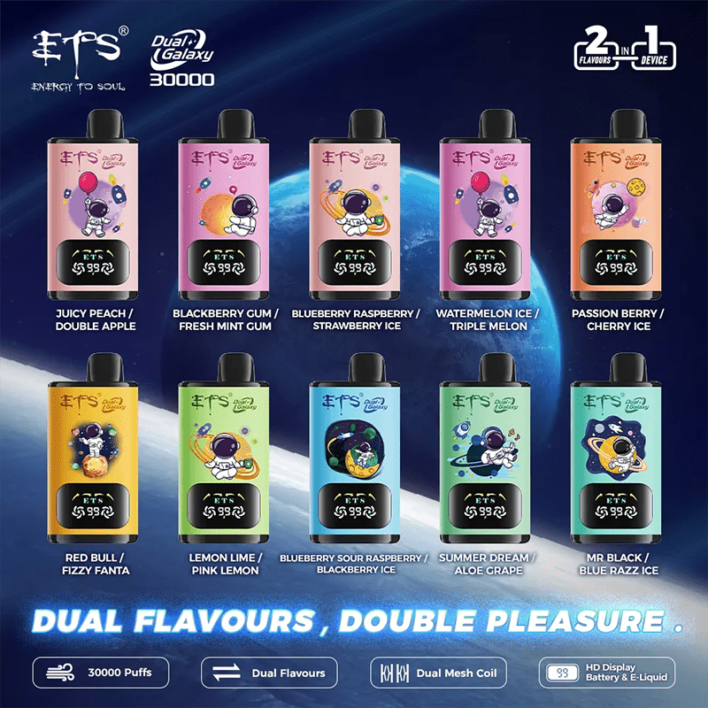 EU Warehouse ETS Dual Galaxy 30000 Puffs Disposable Vape Wholesale - EsmoVape