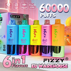 EU Warehouse FIZZY 6IN1 60000 Puffs Disposable Vape Wholesale - EsmoVape
