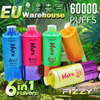 EU Warehouse FIZZY 6IN1 60000 Puffs Disposable Vape Wholesale - [Esmo]