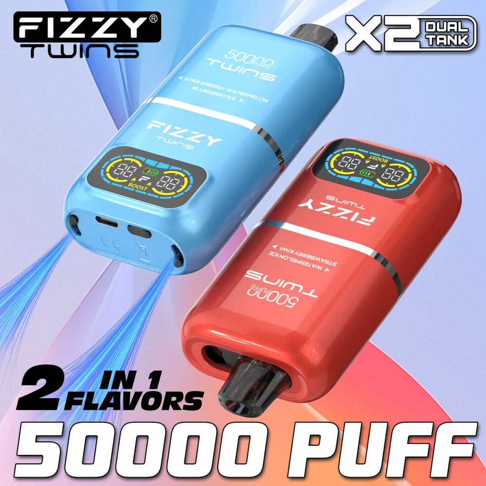 EU Warehouse FIZZY TWINS 50000 Puffs Disposable Vape Wholesale - EsmoVape