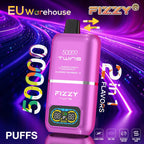 EU Warehouse FIZZY TWINS 50000 Puffs Disposable Vape Wholesale - [Esmo]