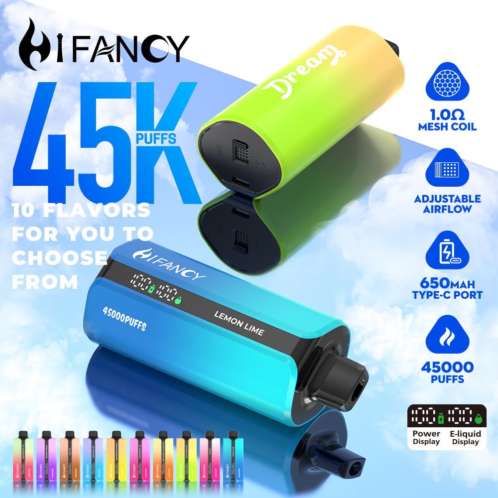 EU Warehouse HIFANCY DREAM 45000 Puffs Disposable Vape Wholesale - EsmoVape
