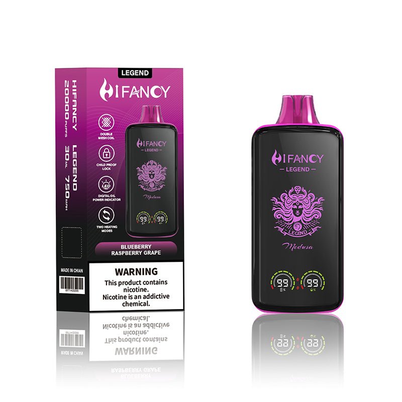 EU Warehouse HIFANCY LEGEND 20000 Puffs Disposable Vape Wholesale - EsmoVape
