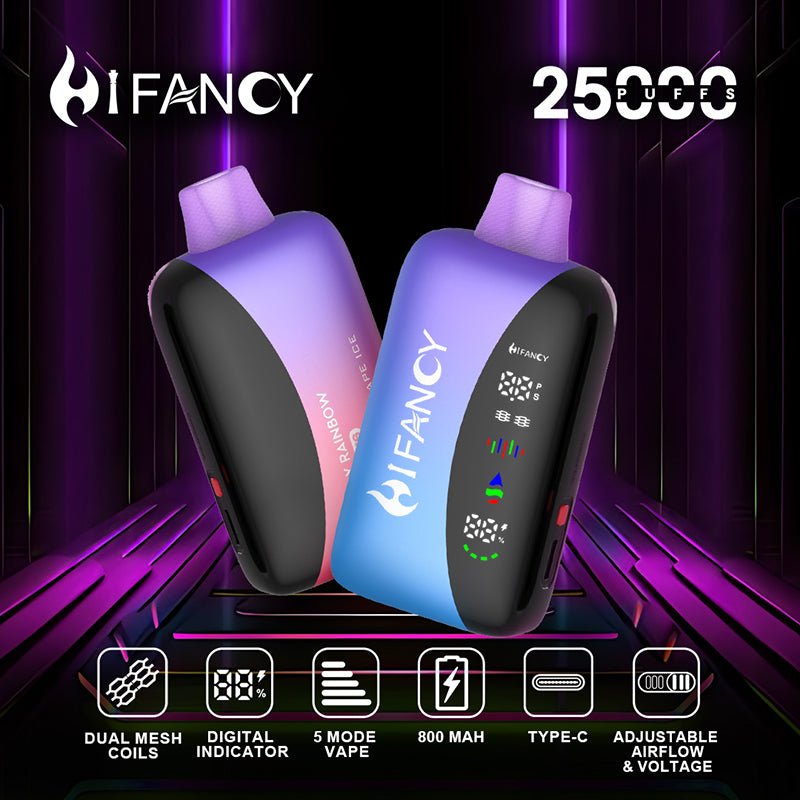 EU Warehouse HIFANCY RAINBOW 25000 Puffs Disposable Vape Wholesale - [Esmo]