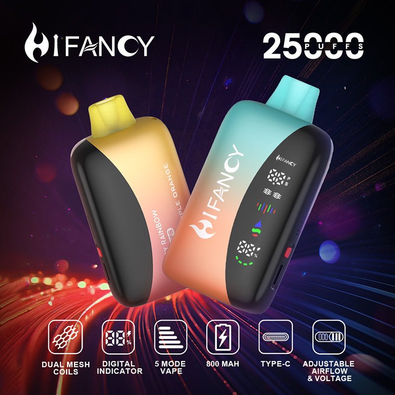 EU Warehouse HIFANCY RAINBOW 25000 Puffs Disposable Vape Wholesale - [Esmo]