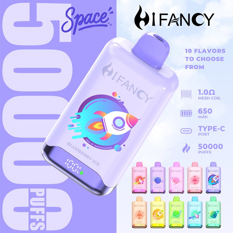 EU Warehouse HIFANCY SPACE 50000 Puffs Disposable Vape Wholesale - EsmoVape