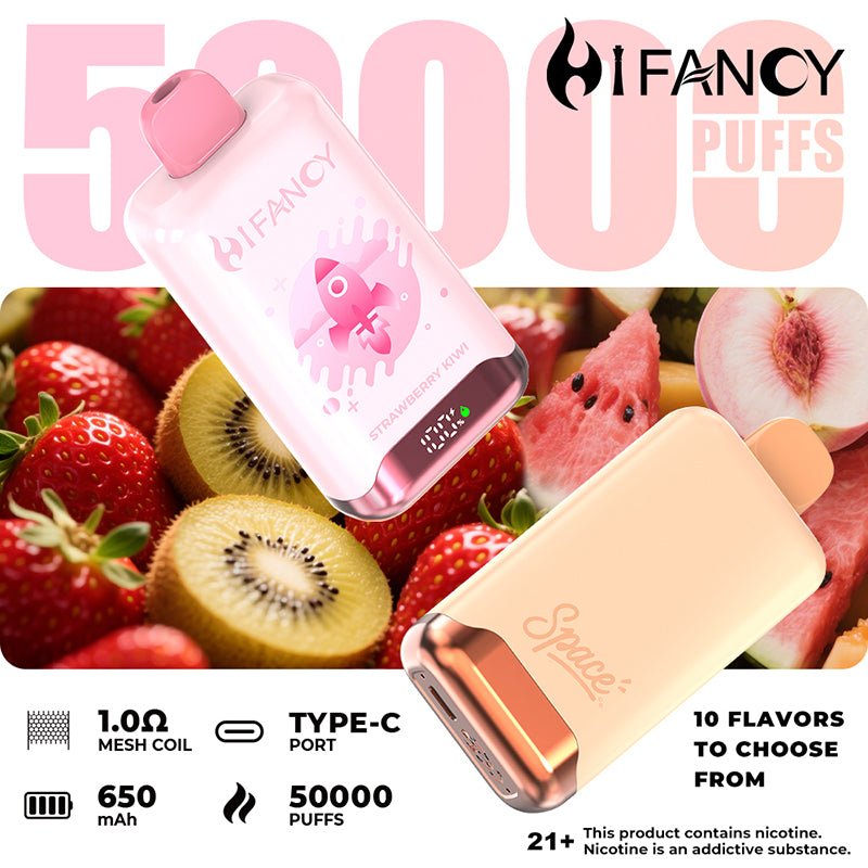 EU Warehouse HIFANCY SPACE 50000 Puffs Disposable Vape Wholesale - EsmoVape