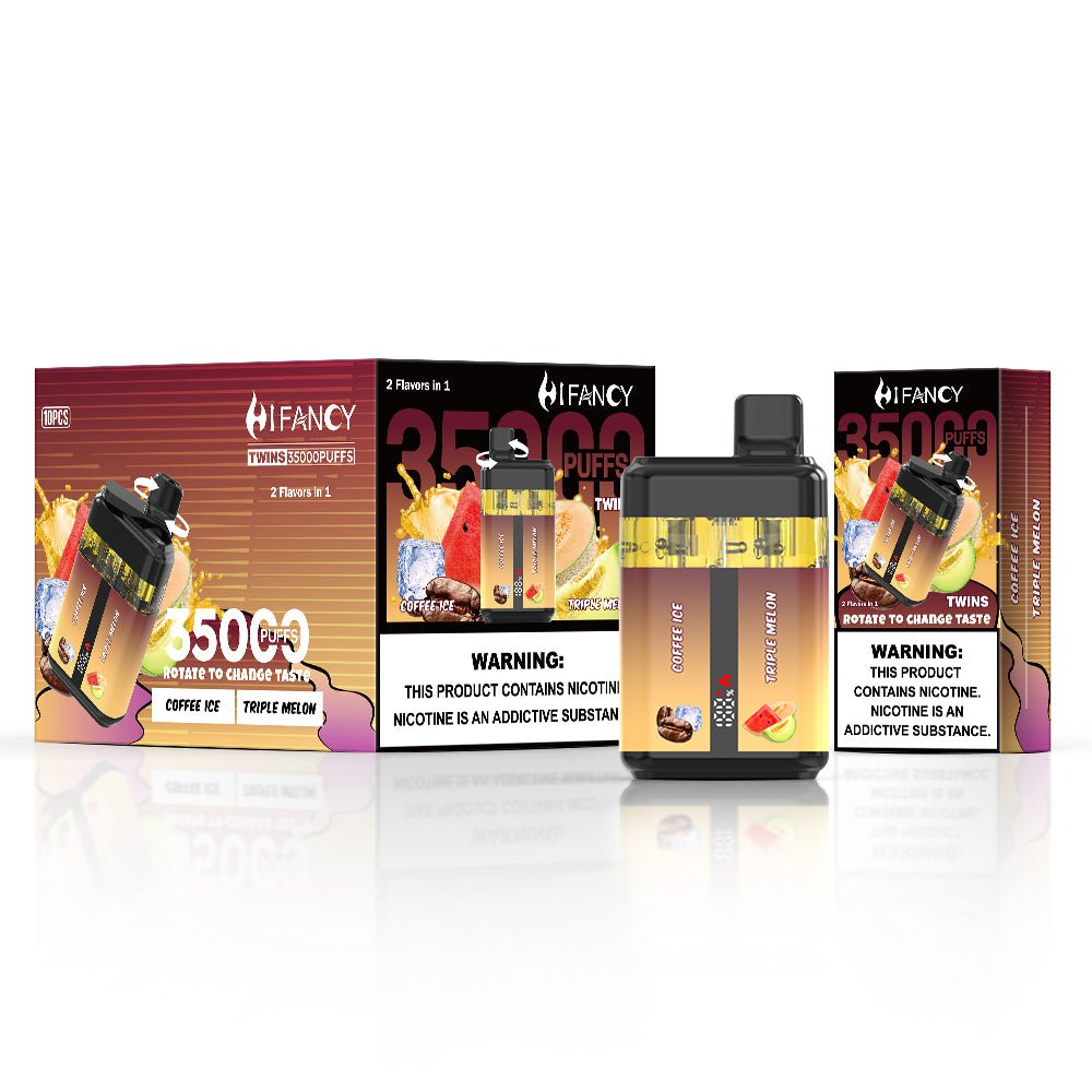 EU Warehouse HIFANCY TWINS 35000 Puffs Disposable Vape Wholesale - [Esmo]