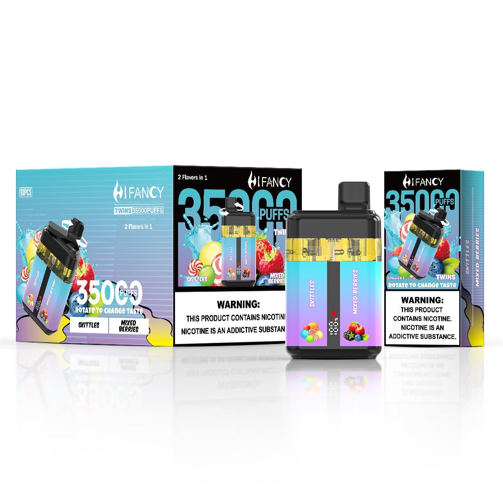 EU Warehouse HIFANCY TWINS 35000 Puffs Disposable Vape Wholesale - [Esmo]