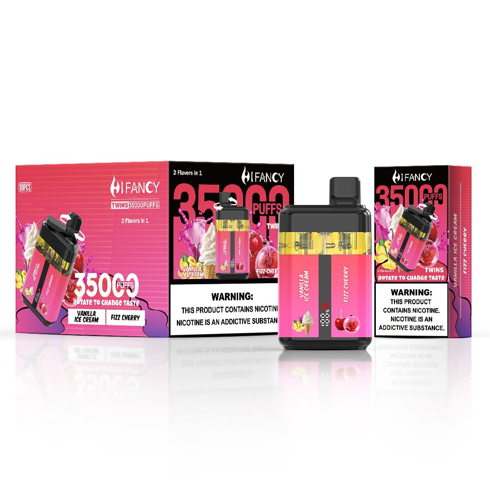 EU Warehouse HIFANCY TWINS 35000 Puffs Disposable Vape Wholesale - [Esmo]
