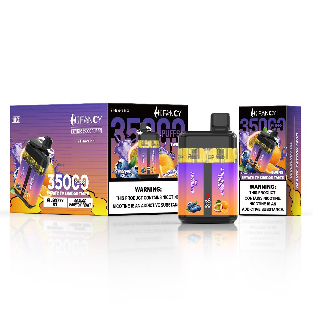 EU Warehouse HIFANCY TWINS 35000 Puffs Disposable Vape Wholesale - EsmoVape