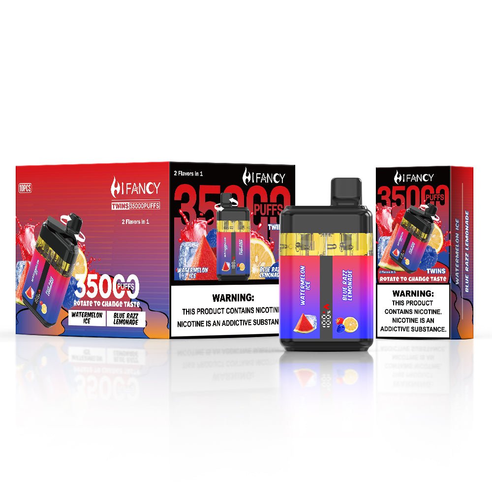 EU Warehouse HIFANCY TWINS 35000 Puffs Disposable Vape Wholesale - EsmoVape