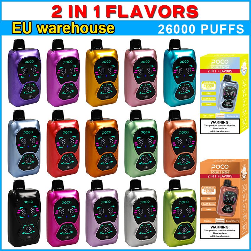EU Warehouse POCO DOUBLE 26000 Puffs Disposable Vape Wholesale - [Esmo] Main image