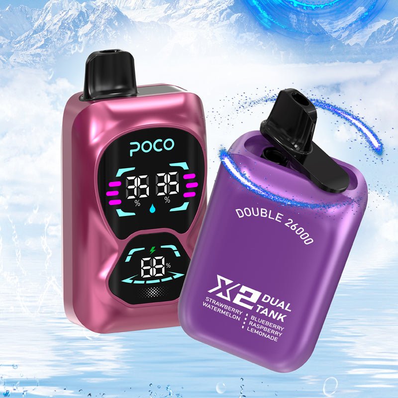 EU Warehouse POCO DOUBLE 26000 Puffs Disposable Vape Wholesale - EsmoVape