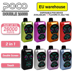 EU Warehouse POCO DOUBLE 26000 Puffs Disposable Vape Wholesale - EsmoVape