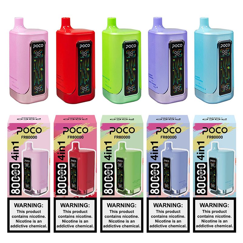EU Warehouse POCO FR 4 in 1 80000 Puffs Disposable Vape Wholesale - [Esmo]