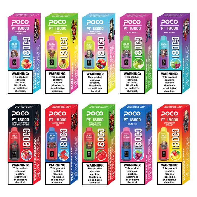 EU Warehouse POCO PT 18000 Puffs Disposable Vape Wholesale - EsmoVape