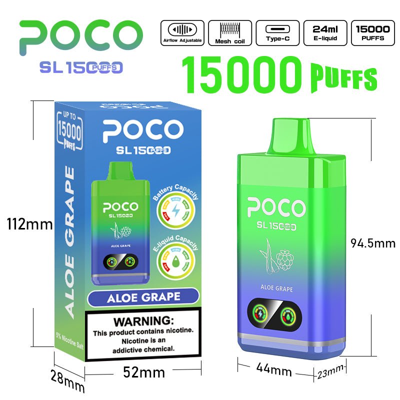 EU Warehouse POCO SL 15000 Puffs Disposable Vape Wholesale - [Esmo]