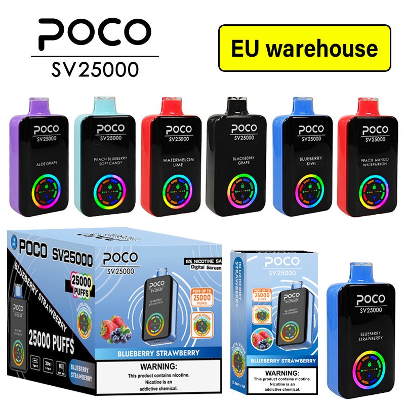EU Warehouse POCO SV25000 Puffs Disposable Vape Wholesale - EsmoVape