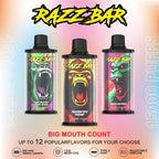 EU Warehouse Razz Bar 15000 Puffs 28ml Disposable Vape Wholesale - [Esmo]