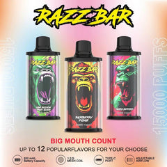 EU Warehouse Razz Bar 15000 Puffs 28ml Disposable Vape Wholesale - EsmoVape