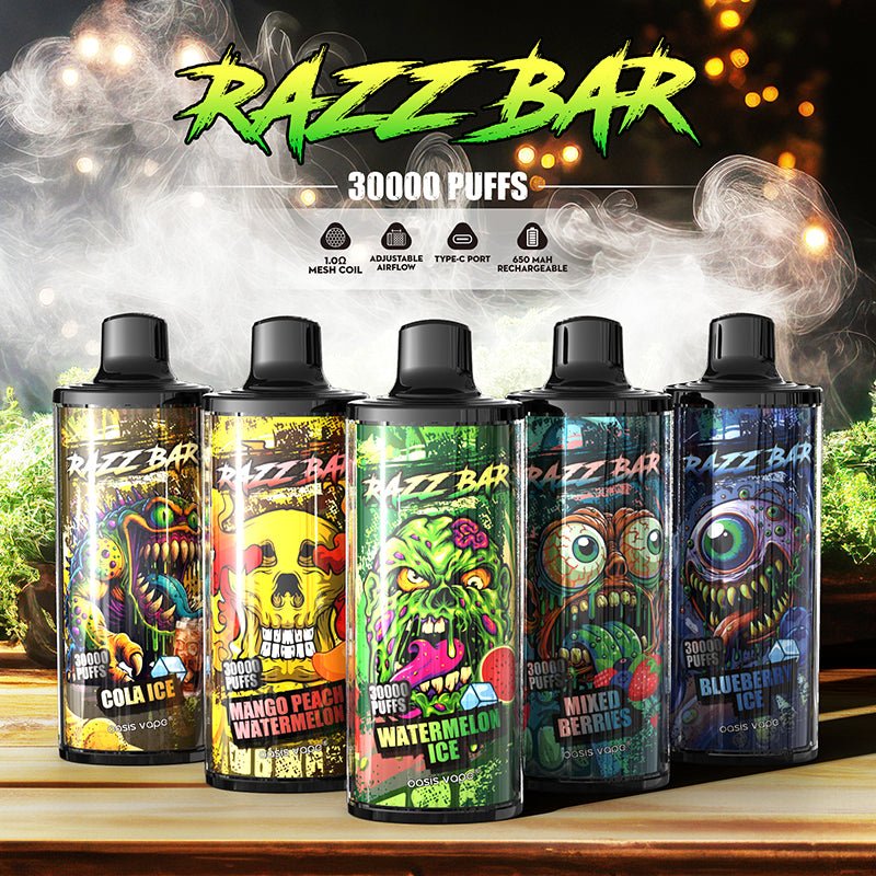 EU Warehouse Razz Bar 30000 Puffs Disposable Vape Wholesale - [Esmo]