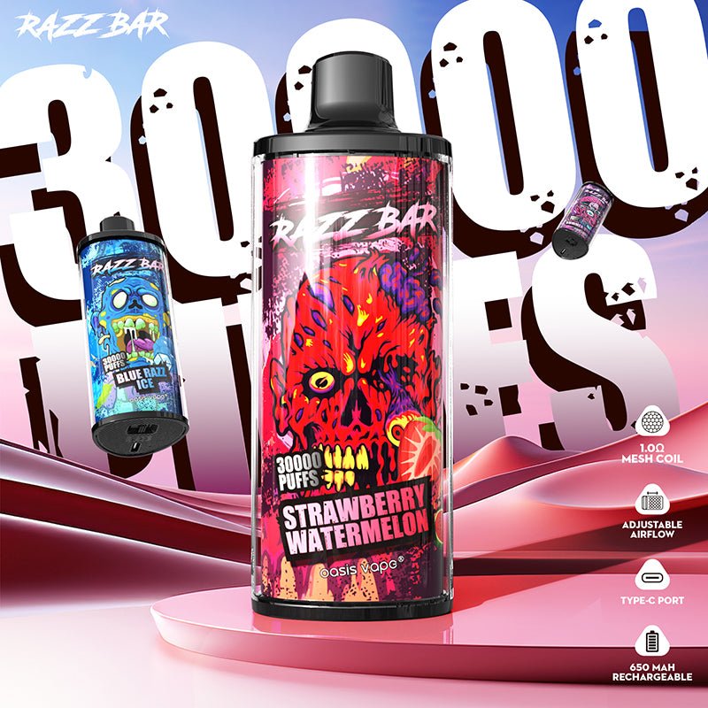 EU Warehouse Razz Bar 30000 Puffs Disposable Vape Wholesale - EsmoVape