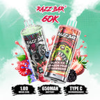 EU Warehouse Razz Bar 60000 puffs Disposable Vape Wholesale - [Esmo]