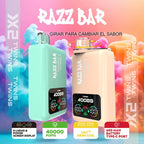 EU Warehouse Razz Bar Twis 40000 Puffs Disposable Vape Wholesale - [Esmo]
