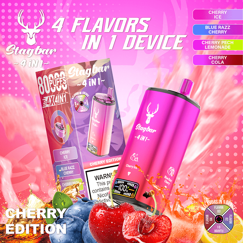 EU Warehouse Stagbar 4IN1 80000 Puffs Disposable Vape Wholesale - [Esmo]
