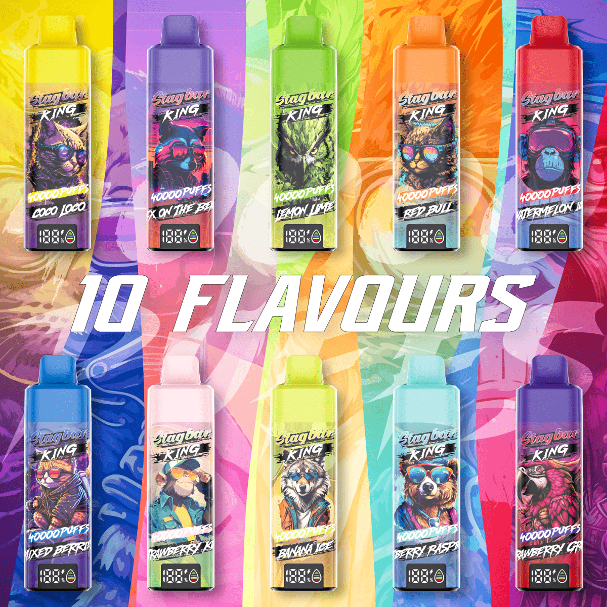 EU Warehouse Stagbar King 40000 Puffs Disposable Vape Wholesale - [Esmo]