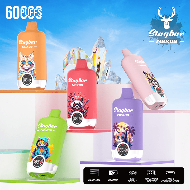EU Warehouse Stagbar NEXUS 60000 Puffs Disposable Vape Wholesale - [Esmo]