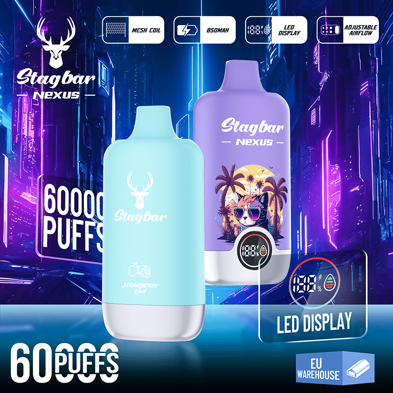 EU Warehouse Stagbar NEXUS 60000 Puffs Disposable Vape Wholesale - EsmoVape
