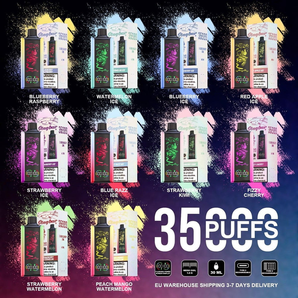 EU Warehouse Stagbar Pulse 35000 Puffs Disposable Vape Wholesale - EsmoVape