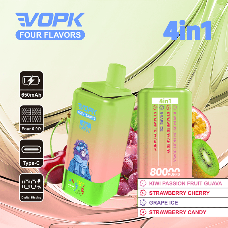 EU Warehouse VOPK FOUR FLAVORS 80000 Puffs Disposable Vape Wholesale - EsmoVape