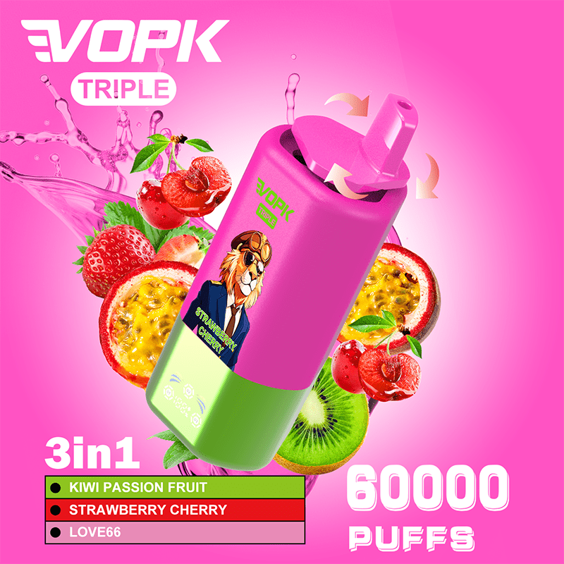 EU Warehouse VOPK Triple 3in1 60000 Puffs Disposable Vape Wholesale - EsmoVape