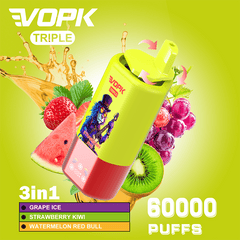 EU Warehouse VOPK Triple 3in1 60000 Puffs Disposable Vape Wholesale - EsmoVape