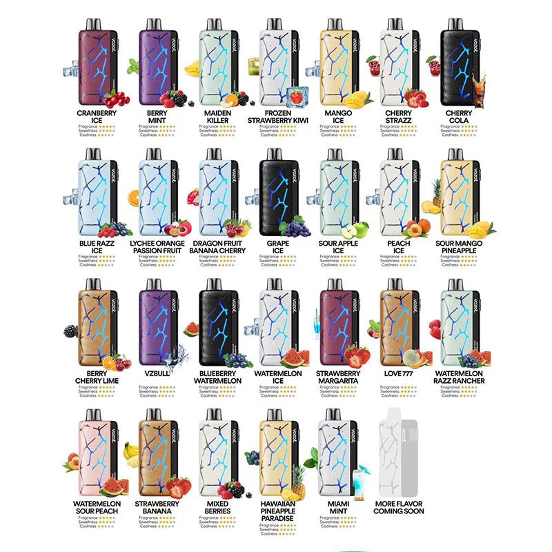 EU Warehouse VOZOL NEON  45000 Puffs 50mg  Disposable Vape Wholesale - EsmoVape