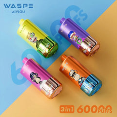 EU Warehouse WASPE 3IN1 60000 Puffs Disposable Vape Wholesale - EsmoVape