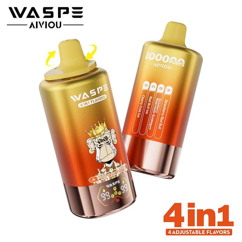 EU Warehouse WASPE 4 in 1 100k Puffs Disposable Vape Wholesale - EsmoVape