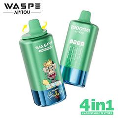 EU Warehouse WASPE 4 in 1 100k Puffs Disposable Vape Wholesale - EsmoVape