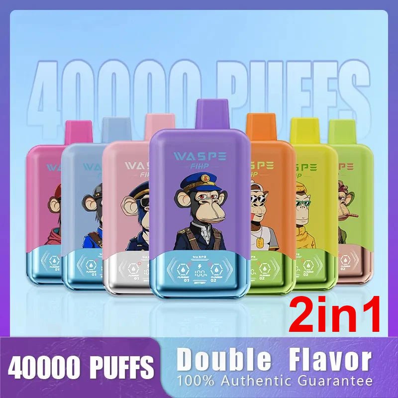 EU Warehouse WASPE Fihp 2 in 1 40000 Puffs Disposable Vape Wholesale - [Esmo] Main image