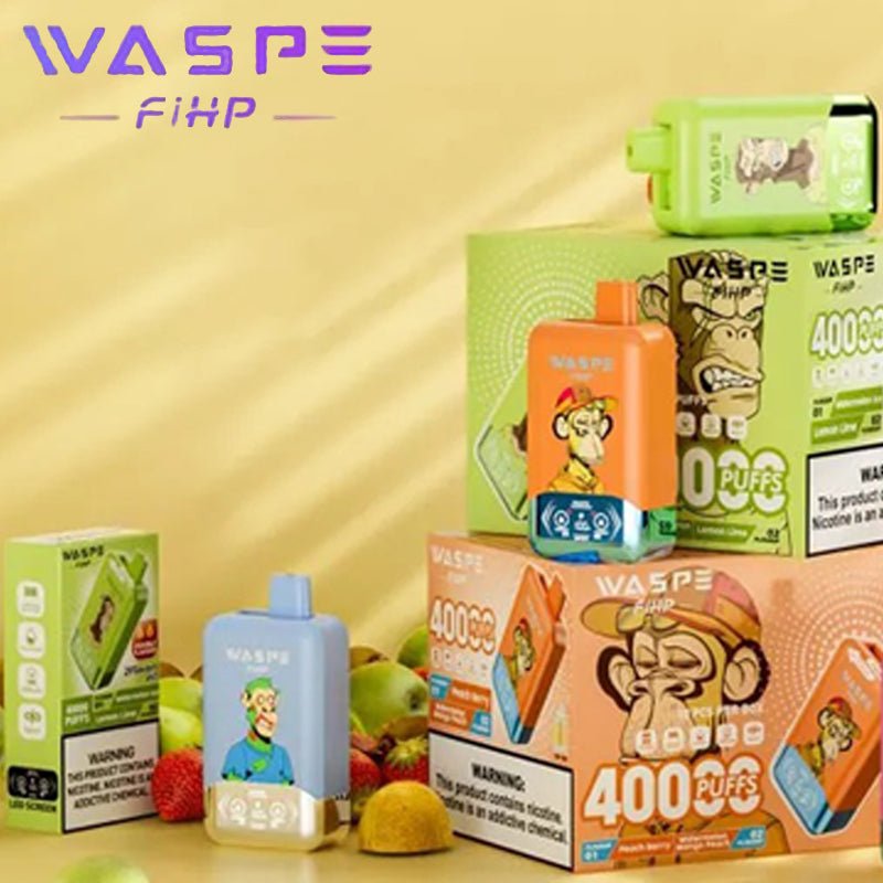 EU Warehouse WASPE Fihp 2 in 1 40000 Puffs Disposable Vape Wholesale - EsmoVape