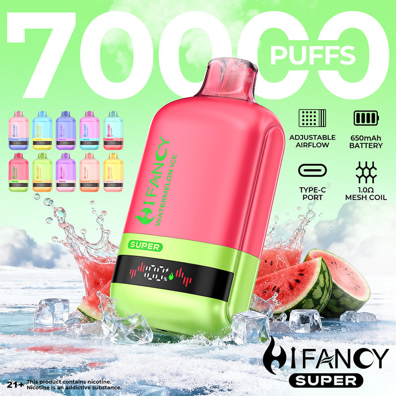 Wholesale HIFANCY SUPER 70000 Puffs Disposable Vape (EU Warehouse) - EsmoVape