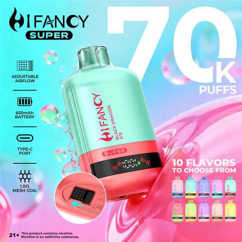 Wholesale HIFANCY SUPER 70000 Puffs Disposable Vape (EU Warehouse) - EsmoVape