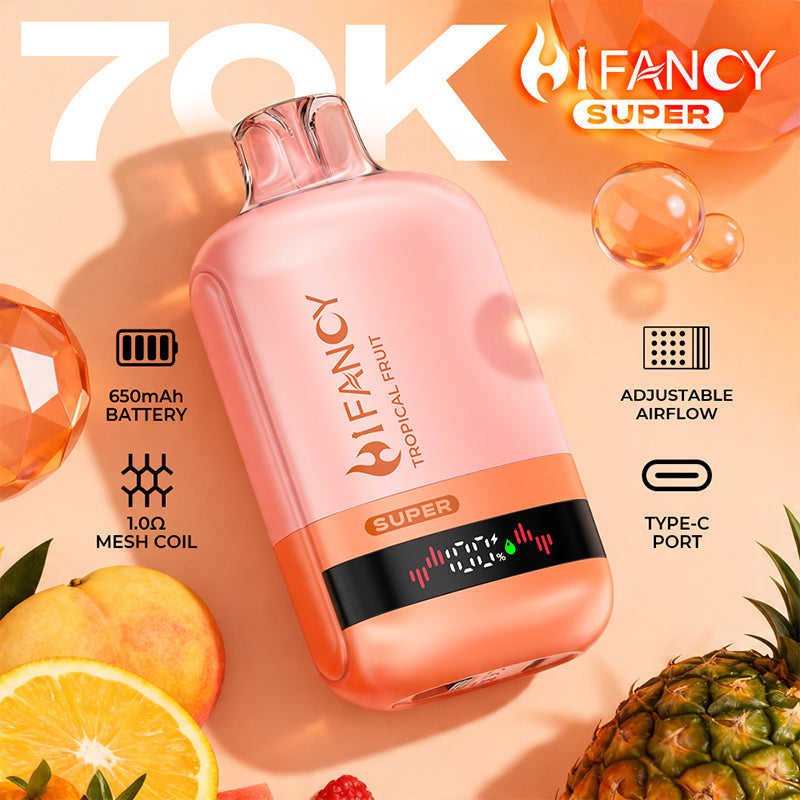 Wholesale HIFANCY SUPER 70000 Puffs Disposable Vape (EU Warehouse) - EsmoVape