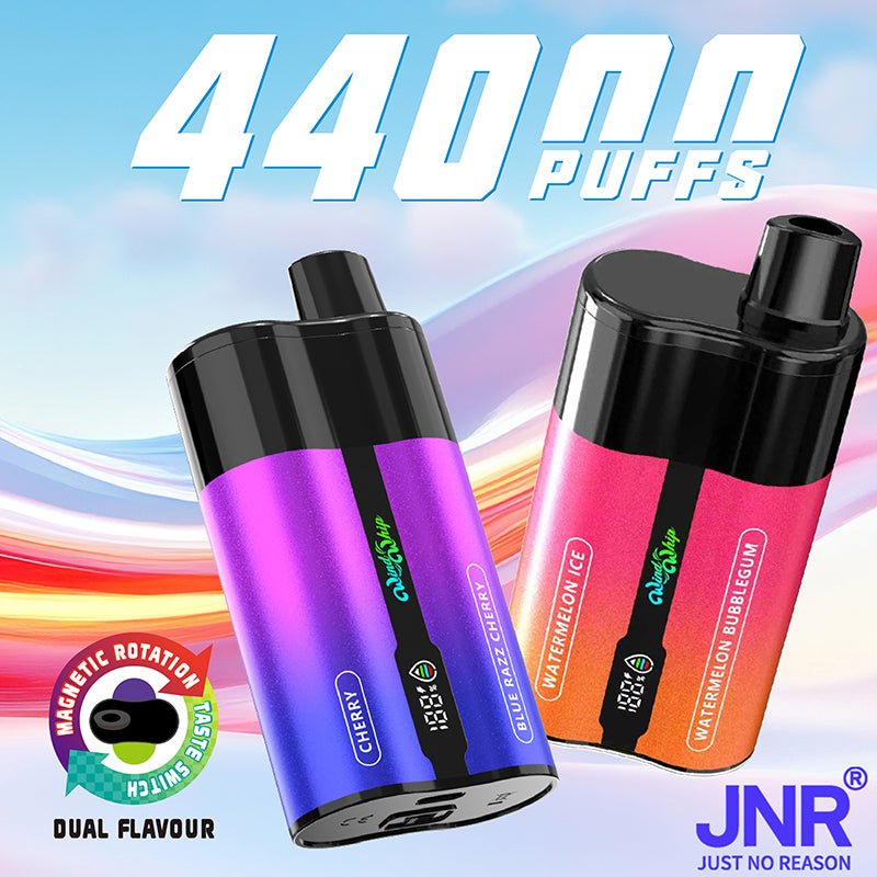 JNR WindWhip 2 IN1 44000 Puffs 40ml Disposable Vape Wholesale - EsmoVape