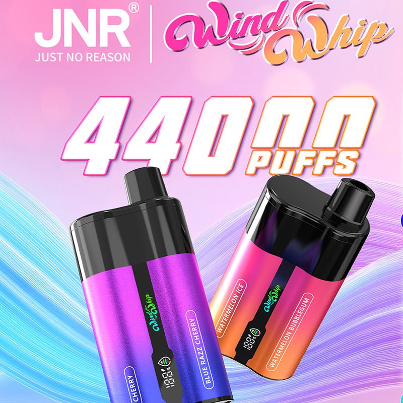 JNR WindWhip 2 IN1 44000 Puffs 40ml Disposable Vape Wholesale - EsmoVape